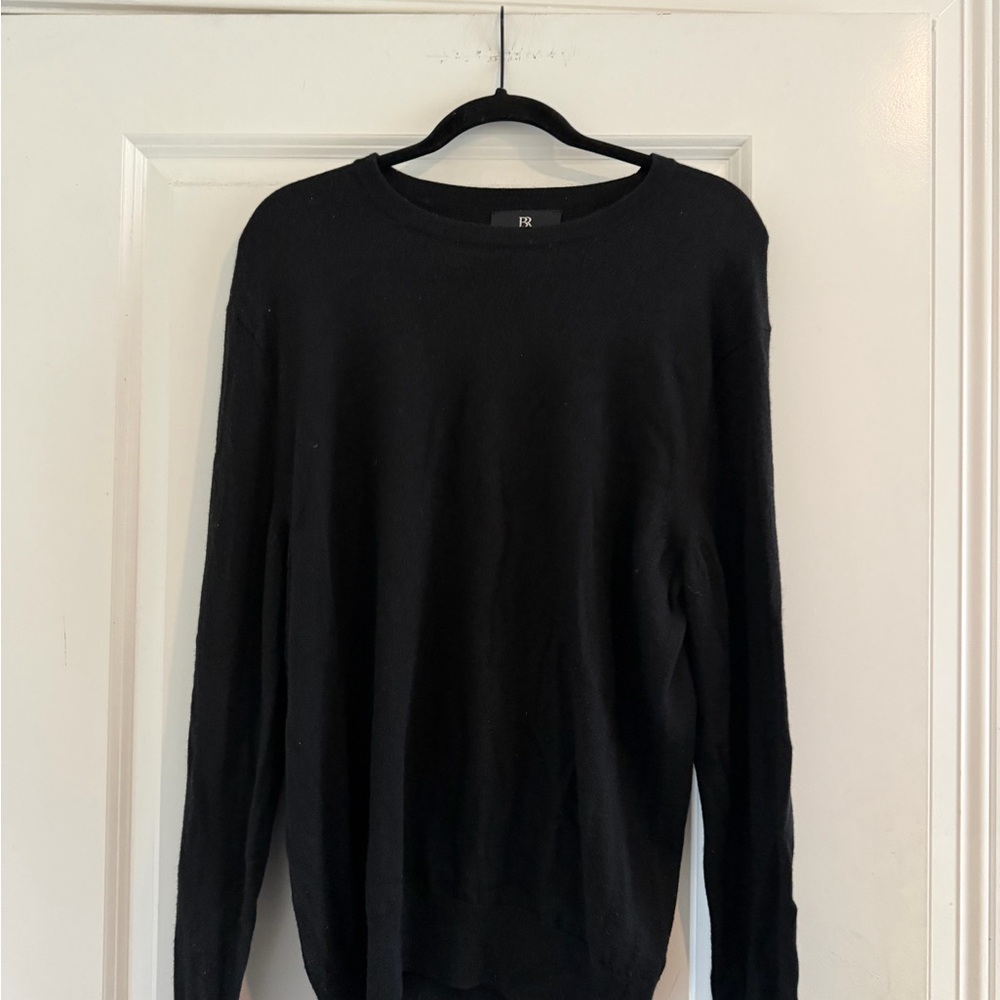 Banana Republic Men's Black Crewneck Sweater